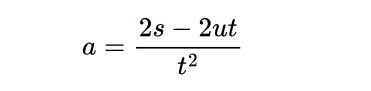 change subject of equation